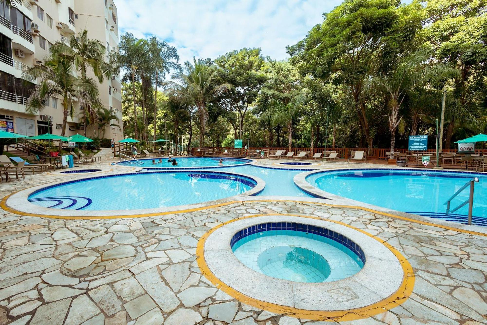 Thermas Paradise - Rio Quente- Duplex 3 Quartos Com Hidromassagem ภายนอก รูปภาพ